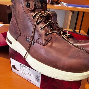 Wolverine men’s kickstart work boots 6”